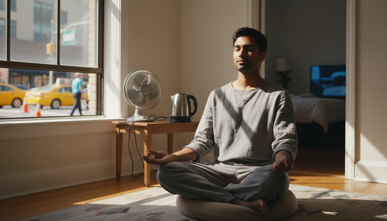Meditation in a Noisy Environment