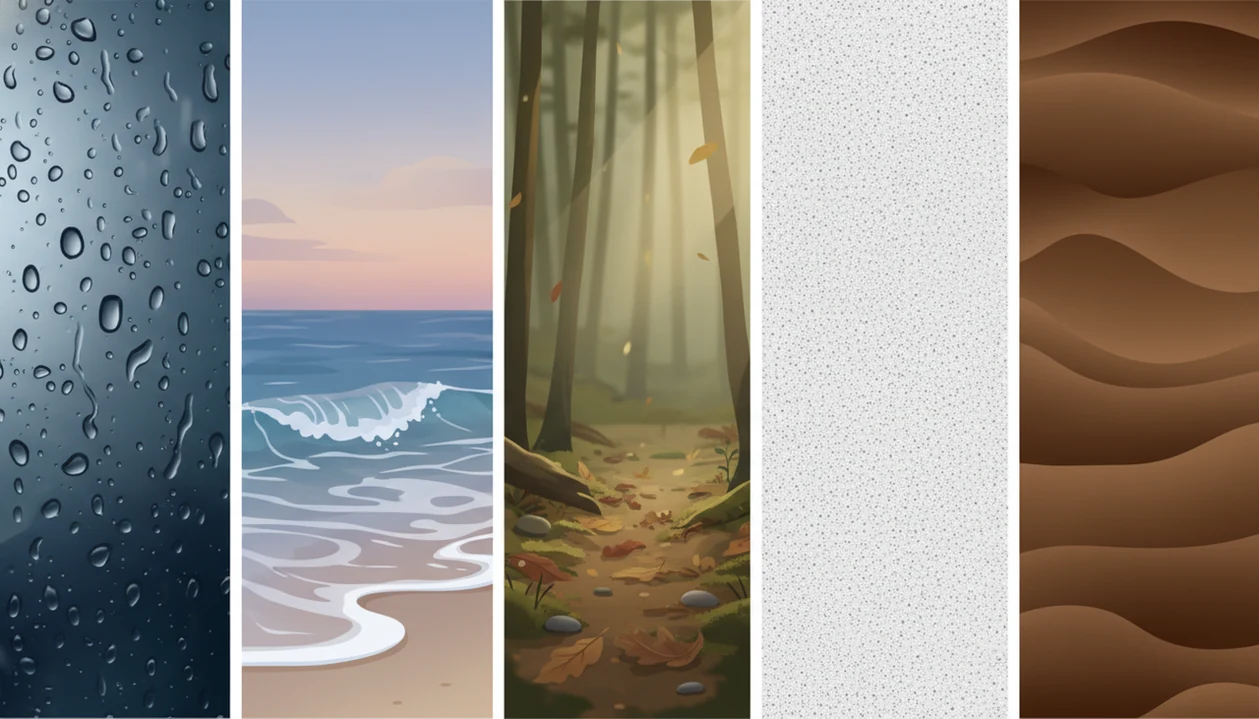 Sleep Soundscapes Meditation Guide: Rain, Ocean, Forest & Noise Sounds for Bedtime Mindfulness