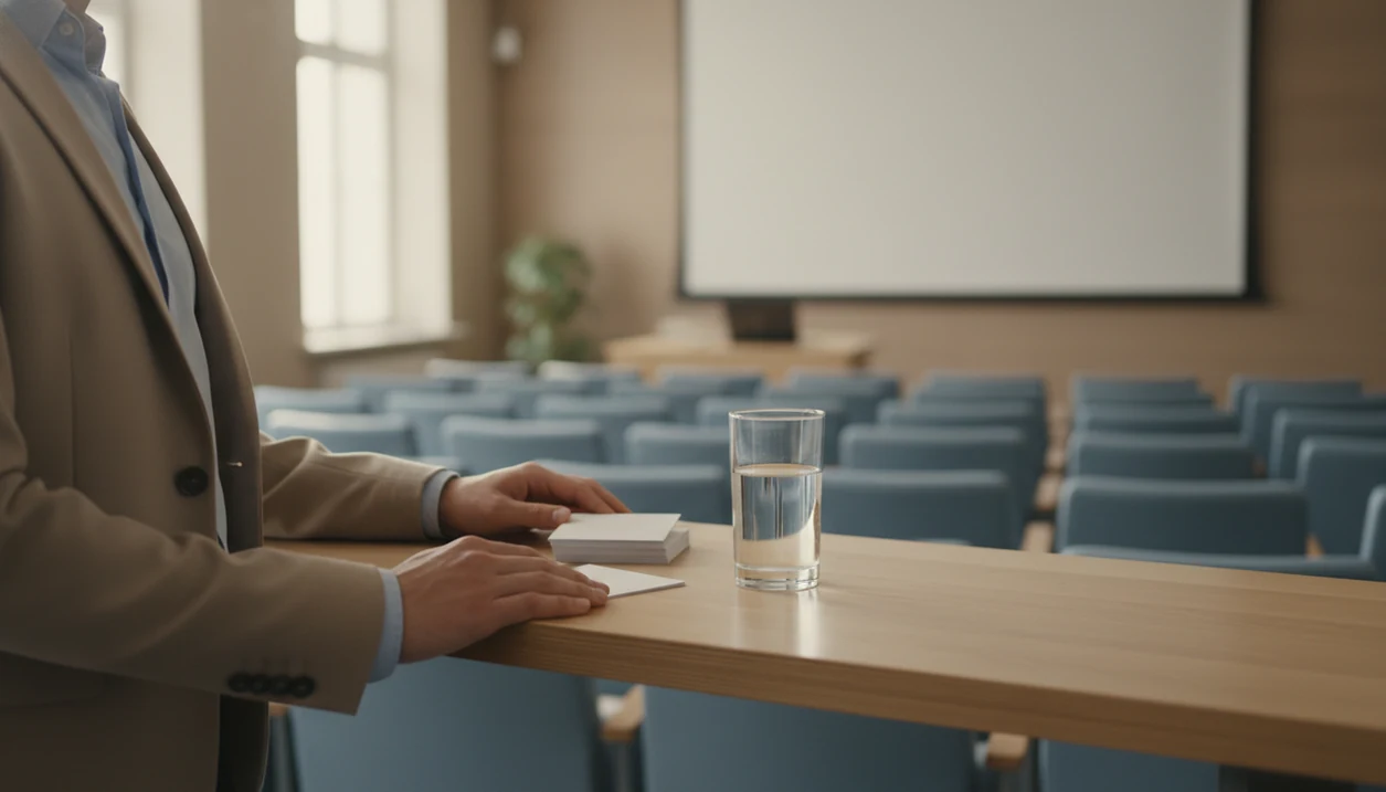 How to Calm Nerves Before a Presentation